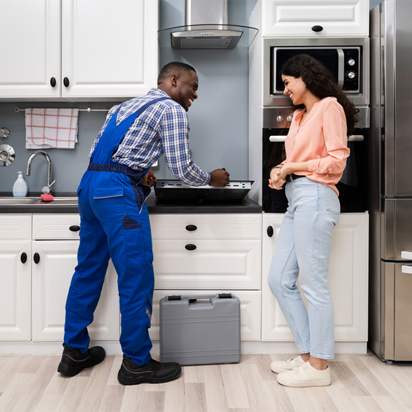 can you provide an estimate for cooktop repair before beginning any work in Mabie California